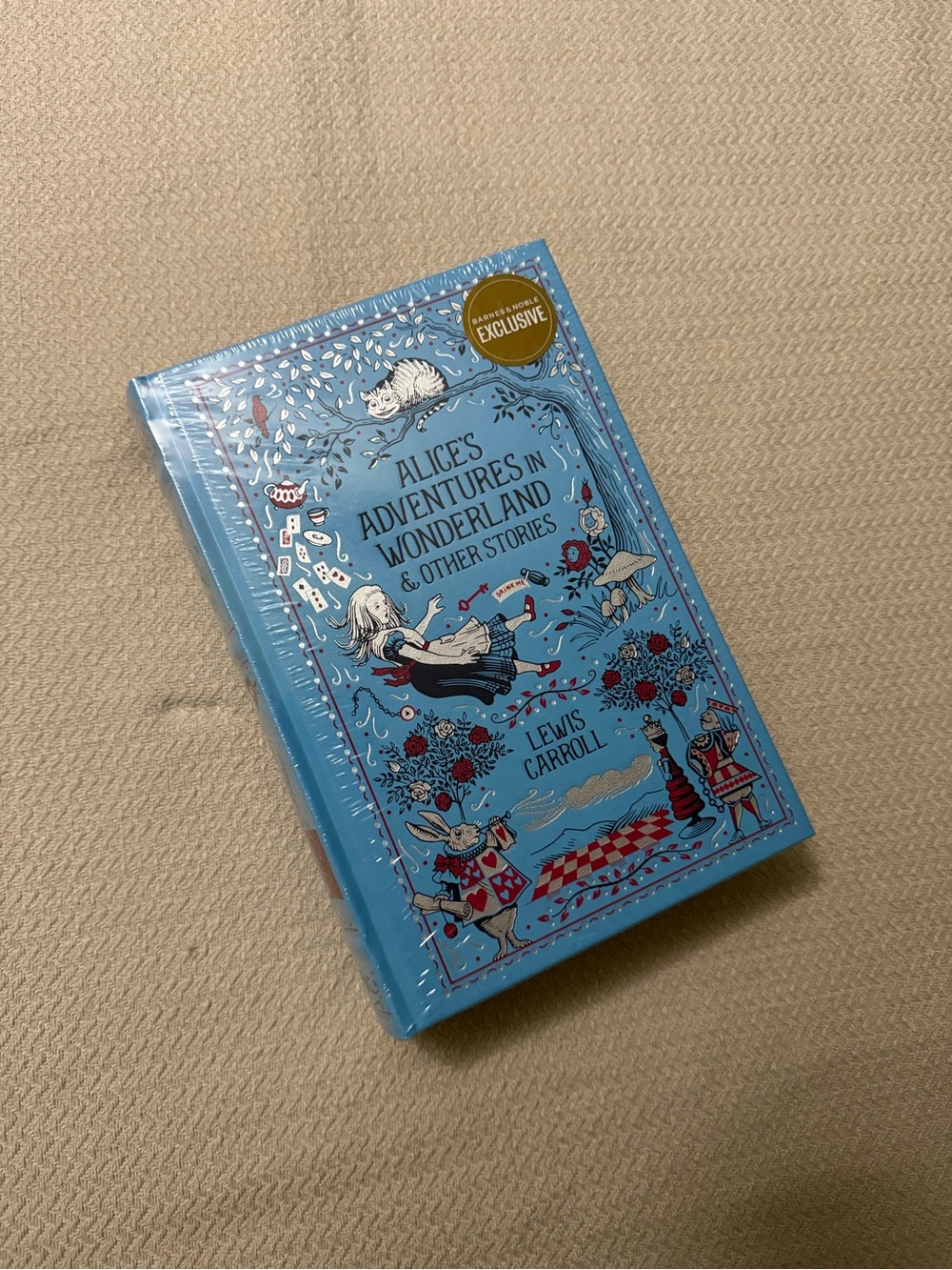 Alice's Adventures in Wonderland Hardcover - Blue Barnes and Noble Exclusive